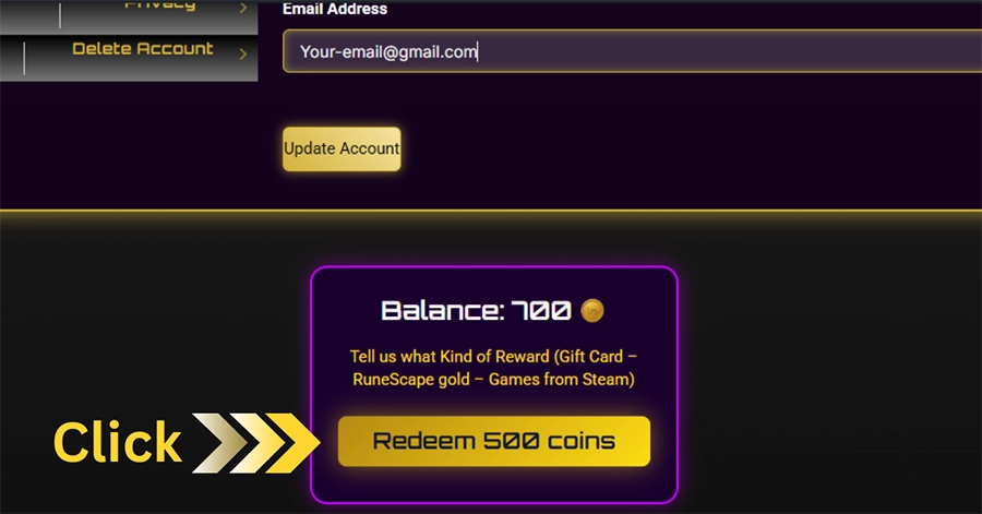 Guide step 6